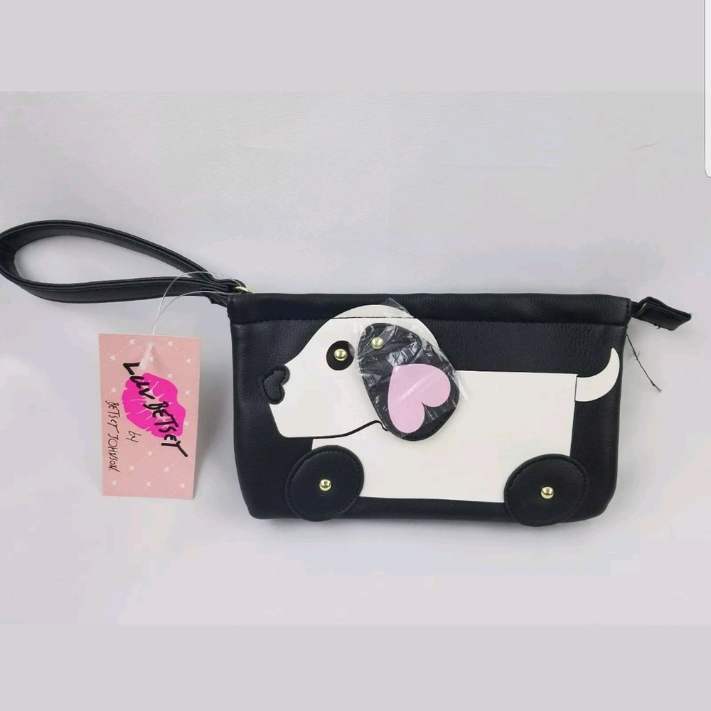 Betsey Johnson LUV Dog Lover Wristlet